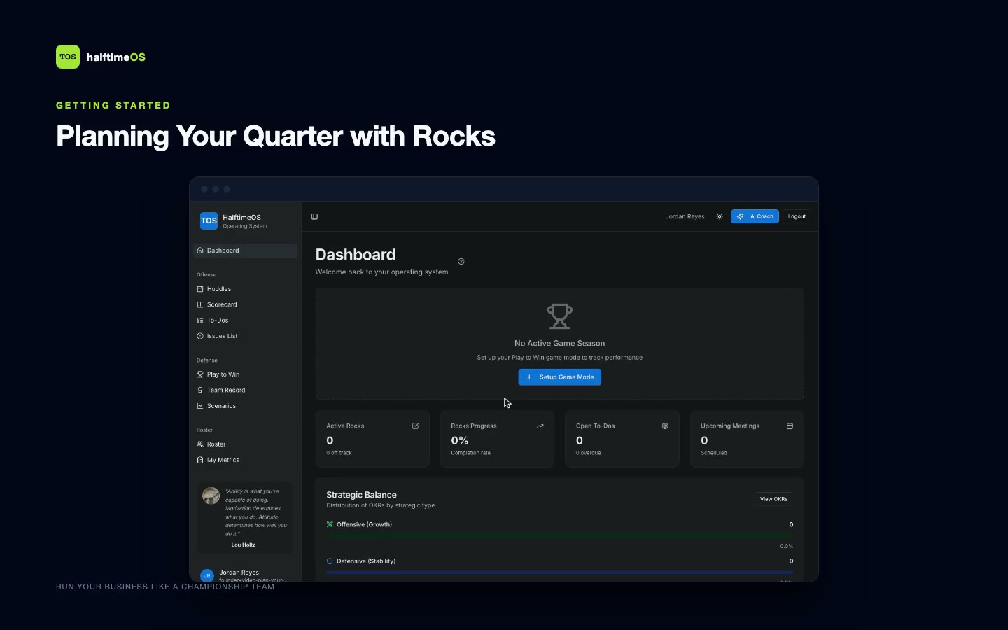 Planning Your Quarter with Rocks