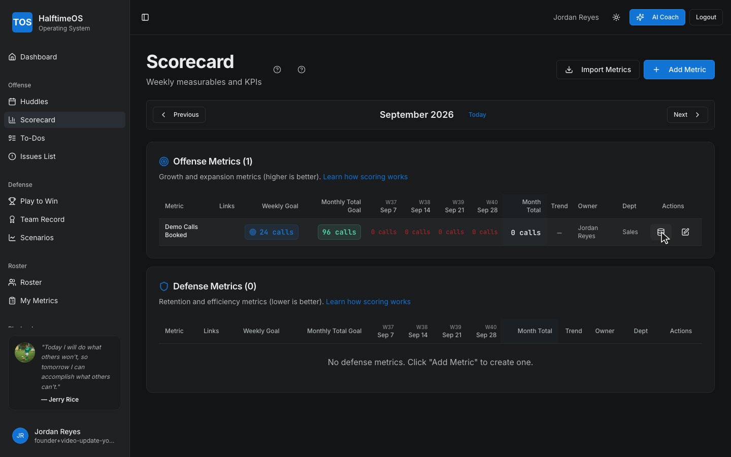 Step 2: Find your metric, and open up its data.